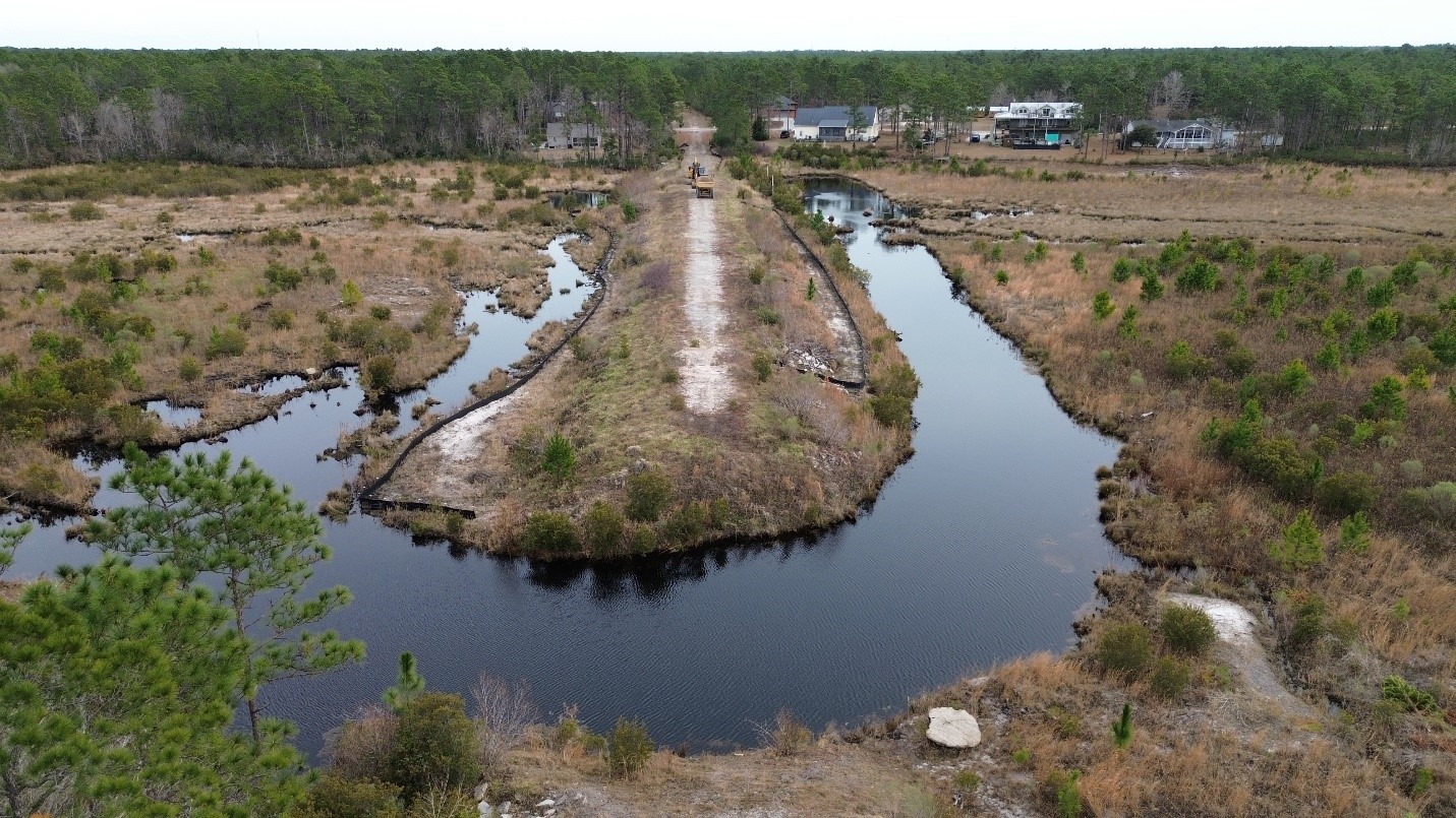 Overview of the Upper Dam breach